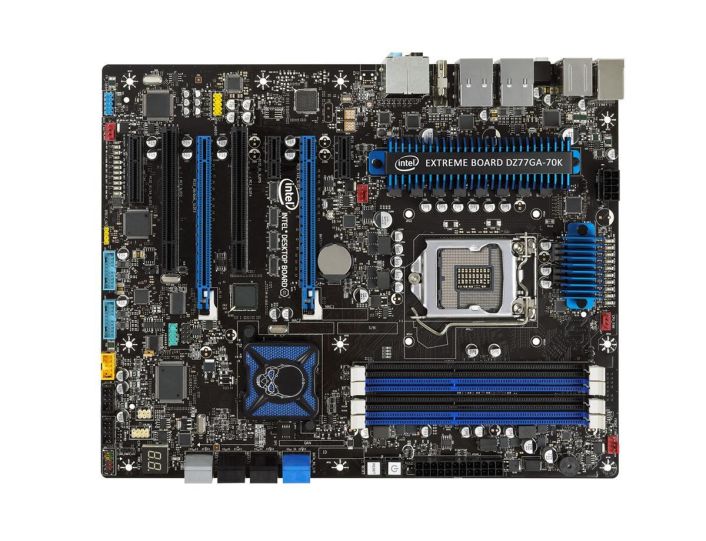 BOXDZ77GA70K Intel Desktop Motherboard DZ77GA-70K iZ77 Chipset Socket LGA1155 DDR3 ATX (Refurbished)