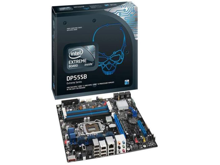 BOXDP55SB Intel Desktop Motherboard iP55 Express Chipset Socket LGA1156 micro ATX 1 x Processor Support (Refurbished)