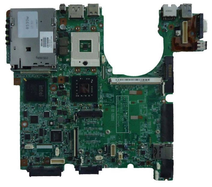 500907R-001 HP System Board (MotherBoard) Intel PM45 Express Chipset with iAMT 4.0 Support for EliteBook 8530p Notebook PC (Refurbished)