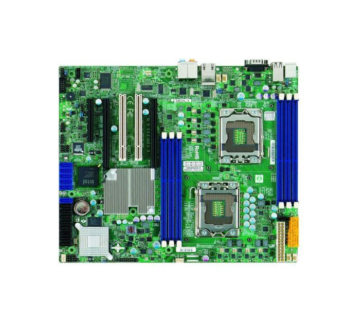 MBD-X8DAL-3-O SuperMicro Dual Socket LGA 1366 Intel 5500 Chipset Intel 5600/5500 Series Processors Support DDR3 6x DIMM 6x SATA2 3.0Gb/s ATX Server Motherboard (Refurbished)