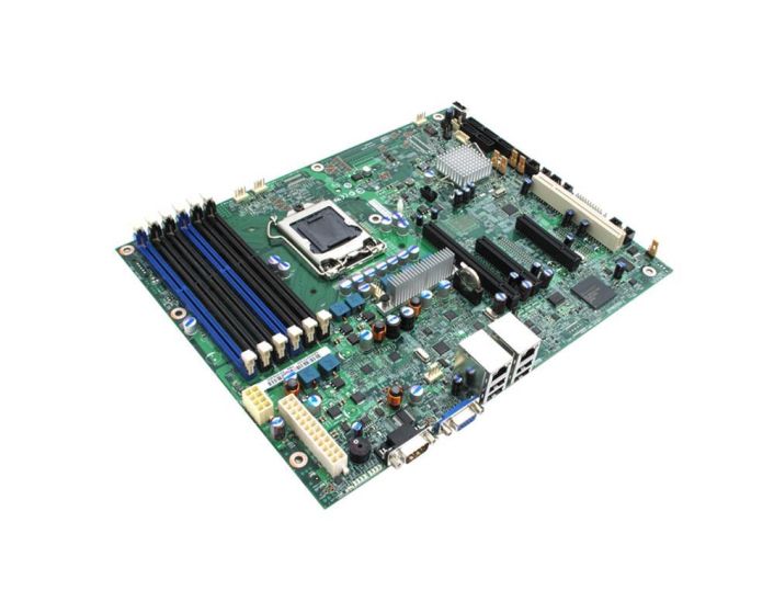 S3420GPLC Intel Socket LGA 1156 Intel 3420 Chipset Quad Core Xeon 3400/ Core i3 Processors Support DDR2 6x DIMM 6x SATA 3.0Gb/s ATX Server Motherboard (Refurbished)
