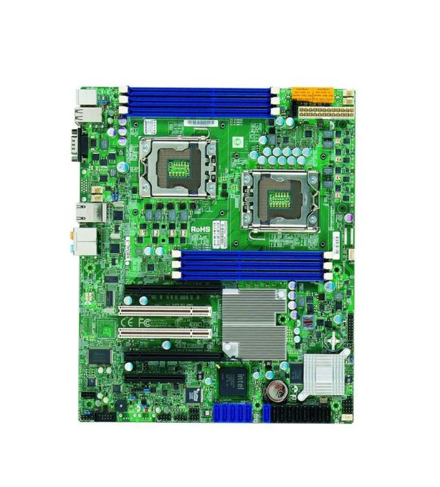 MBD-X8DAL-3-B SuperMicro Dual Socket LGA 1366 Intel 5500 Chipset Intel 5600/5500 Series Processors Support DDR3 6x DIMM 6x SATA2 3.0Gb/s ATX Server Motherboard (Refurbished)