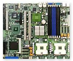 MBD-X6DVA-EG-B SuperMicro X6DVA-EG Dual Socket FC-mPGA4 Intel E7320 Chipset Dual 64-Bit Intel Xeon Processors Support DDR 6x DIMM 2x SATA ATX Server Motherboard (Refurbished)