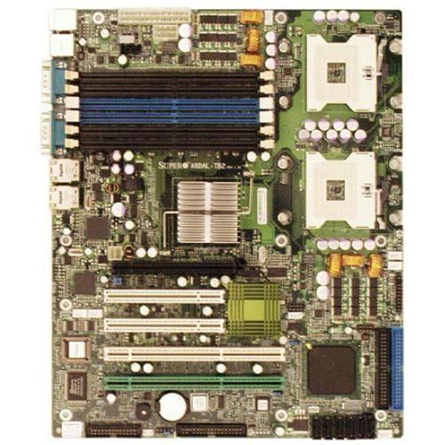 MBD-X6DAL-TB2-O SuperMicro X6DAL-TB2 Dual Socket FC-mPGA4 Intel E7525 Chipset Dual 64-Bit Intel Xeon Processors Support DDR2 6x DIMM 4x SATA2 ATX Server Motherboard (Refurbished)