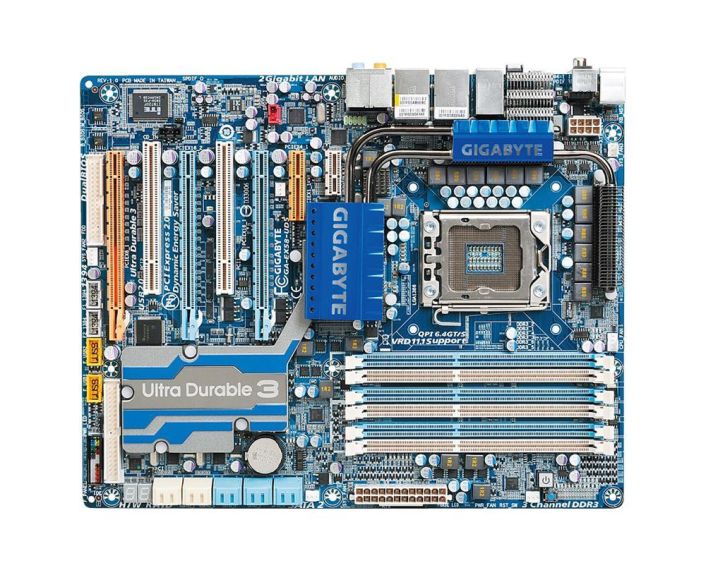 GA-EX58-UD5 GIGABYTE Intel X58 Chipset Socket LGA 1366 Intel Core i7 Processors Support ATX Motherboard (Refurbished)