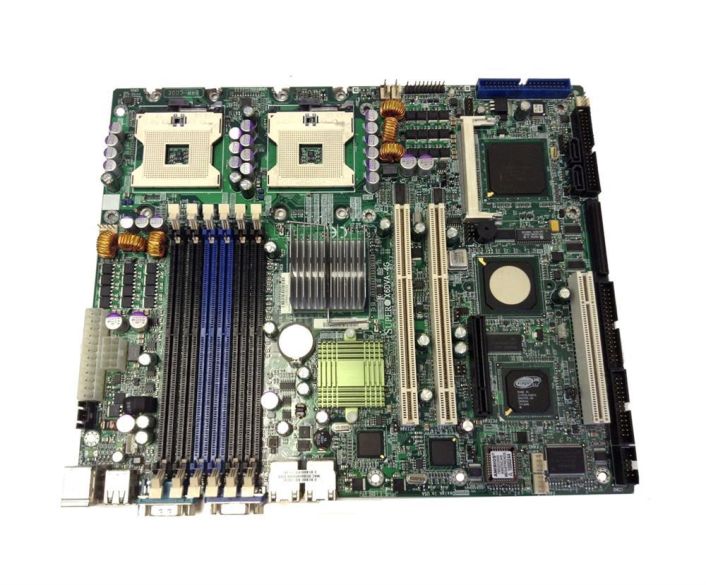 MBD-X6DVA-4G2-B SuperMicro X6DVA-4G2 Dual Socket FC-mPGA4 Intel E7320 Chipset 64-Bit Intel Xeon Processors Support DDR2 6x DIMM 2x SATA ATX Server Motherboard (Refurbished)