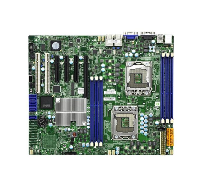 MBD-X8DTL-I-B SuperMicro Intel 5500 Chipset Xeon 5600/5500 Series Processors Support Dual Sockets LGA 1366-Pin Dual Intel 82574L Gigabit Ethernet Controller ATX Server Motherboard (Refurbished)