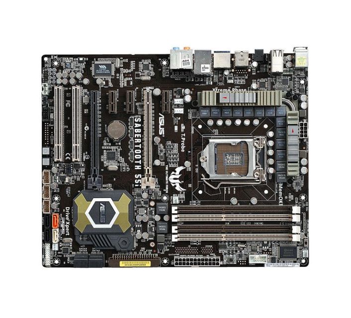 SABERTOOTH 55i ASUS Socket LGA 1156 Intel P55 Express Chipset Core i7 / Core i5 Processors Support DDR3 4x DIMM 6x SATA 3.0Gb/s ATX Motherboard (Refurbished)