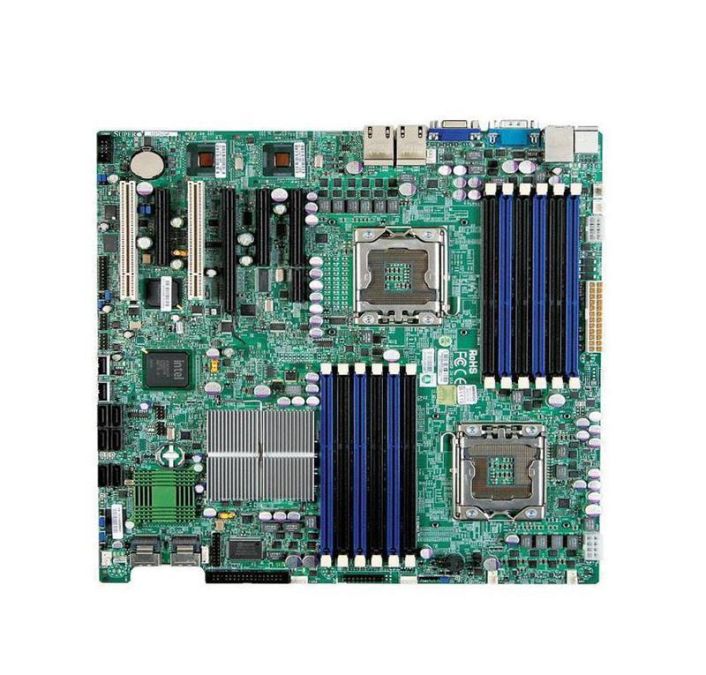 X8DT3-O SuperMicro X8DT3 Dual Socket LGA 1366 Intel 5520 Chipset Intel Xeon 5600/5500 Series Processors Support DDR3 12x DIMM 6x SATA2 3.0Gb/s Extended-ATX Server Motherboard (Refurbished)
