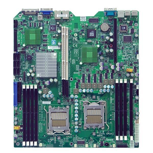 H8DMR-82 SuperMicro Socket F Nvidia MCP55 Pro Chipset AMD Opteron 2000 Series Processors Support DDR2 8x DIMM 6x SATA2 3.0Gb/s Extended ATX Server Motherboard (Refurbished)