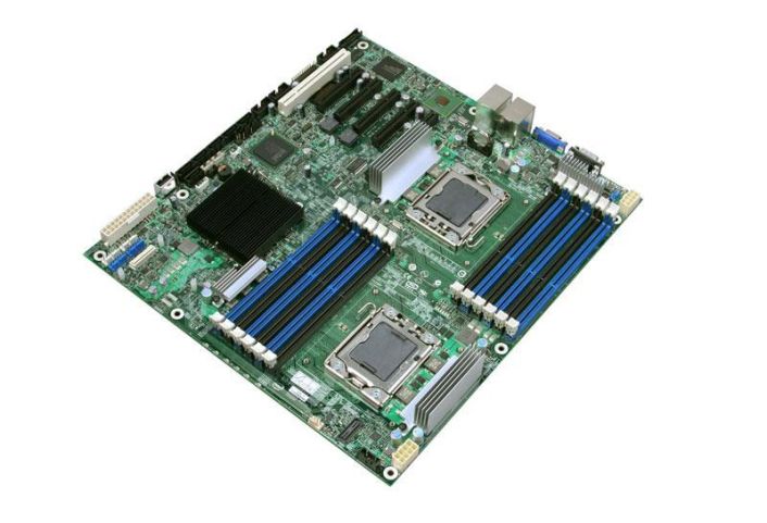 S5520HC Intel i5500 Chipset Socket B LGA 1366 SSI EEB 2 x Processor Support extended ATX Server Motherboard (Refurbished)