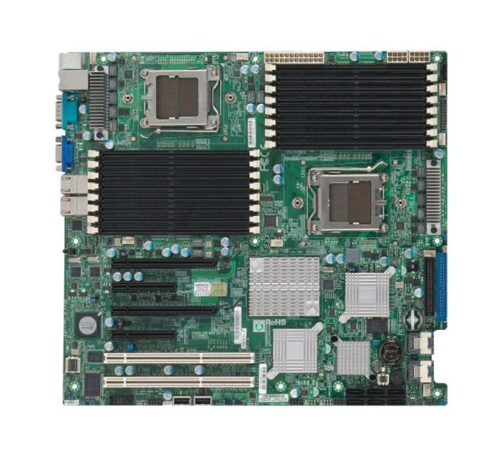 MBD-H8DII+-F-O SuperMicro H8DIi+-F Dual Socket 1207 AMD SR5690 + SP5100 Chipset Two Six-Core/ Quad-Core AMD Opteron Processors Support DDR2 16x DIMM 6x SATA2 3.0Gb/s Extended-ATX Server Motherboard (Refurbished)