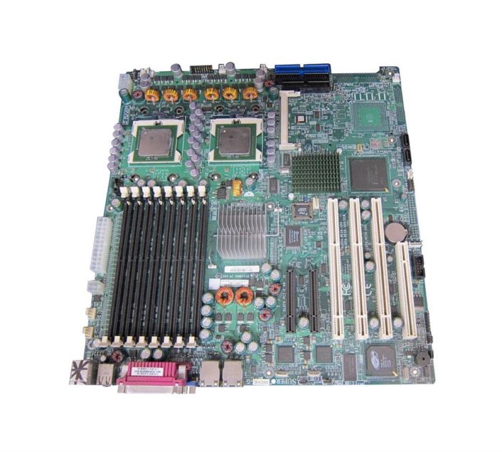 X6DHE-G-B SuperMicro X6DHE-G Socket 604 Intel E7520 (Lindenhurst) Chipset Extended ATX Server Motherboard (Refurbished)