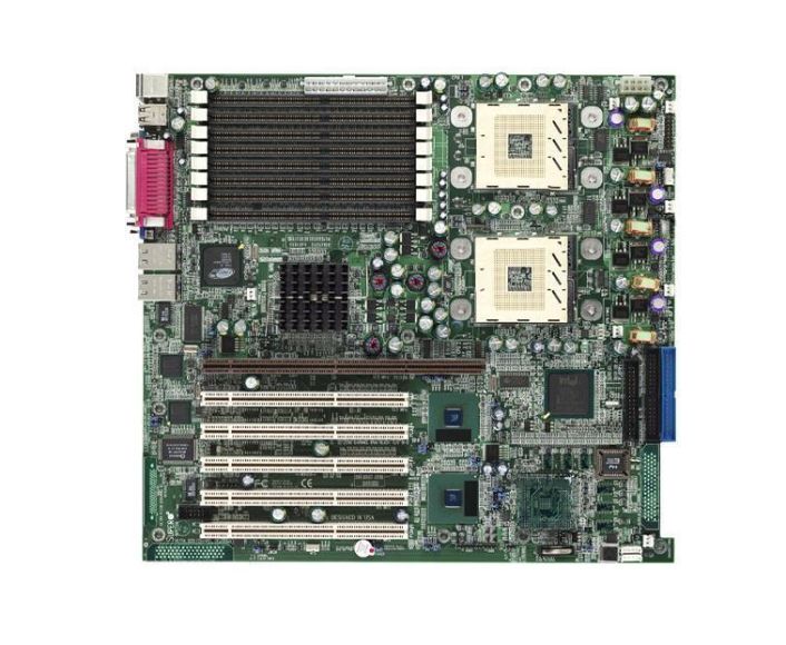 MBD-P4DPE-G2-B SuperMicro P4DPE-G2 Dual Socket mPGA603 Intel E7500 Chipset Intel Xeon Processors Support DDR 8x DIMM Dual ATA/100 IDE Extended-ATX Server Motherboard (Refurbished)