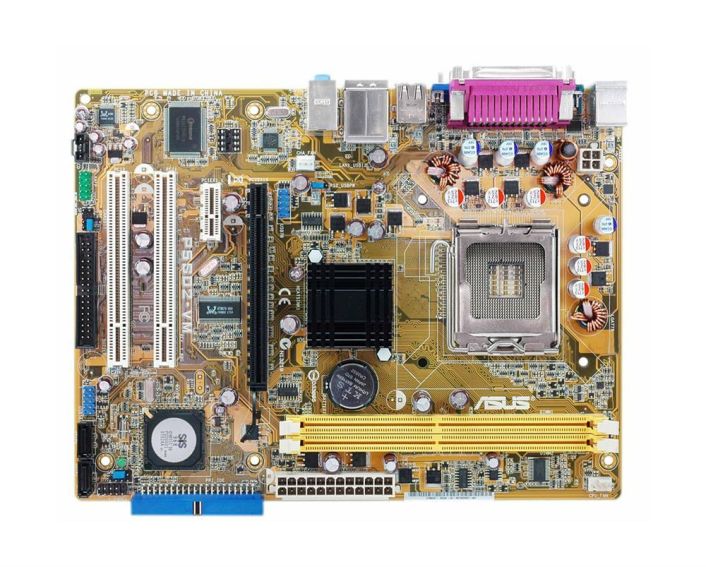 P5SD2-VM ASUS Socket LGA 775 SiS 672 + 968 Chipset Core 2 Duo/ Pentium D/ Pentium 4/ Celeron Processors Support DDR2 2x DIMM 2x SATA 3.0Gb/s mATX Motherboard (Refurbished)