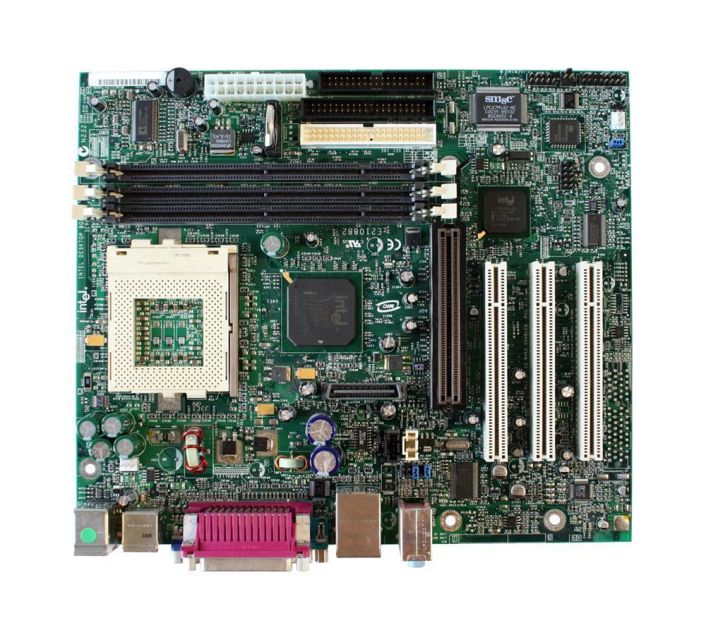 BLKD815EPFVL Intel Desktop Board Socket 370 Pentium III / Celeron Processors Support 100 LAN/ IDE micro-ATX Motherboard (Refurbished)