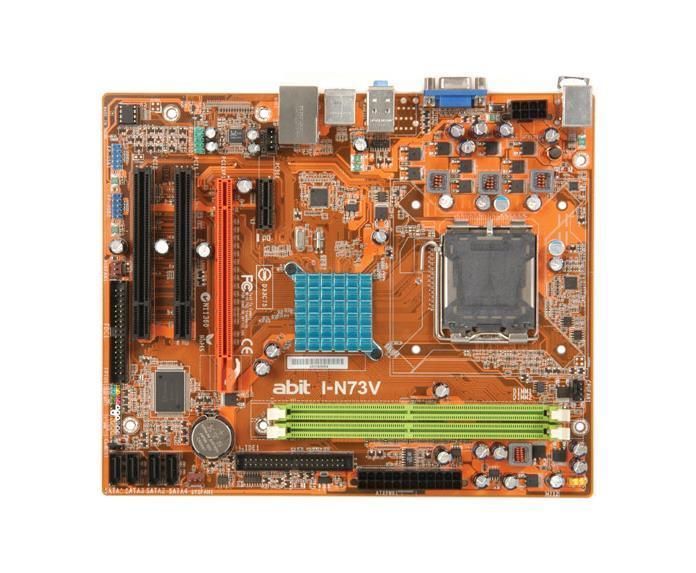 I-N73V Abit GeForce 7050 Chipset Socket LGA 775 micro-ATX Motherboard (Refurbished)
