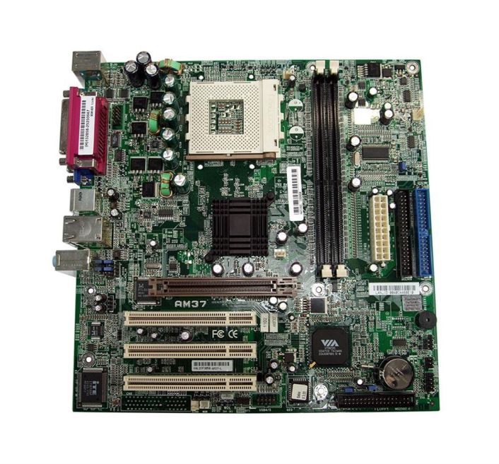 AM37S FIC Socket A VIA ProSavageDDR KM266 Chipset AMD Athlon XP/ Athlon/ AMD Duron Processors Support DDR 2x DIMM ATA-133 Micro ATX Motherboard (Refurbished)