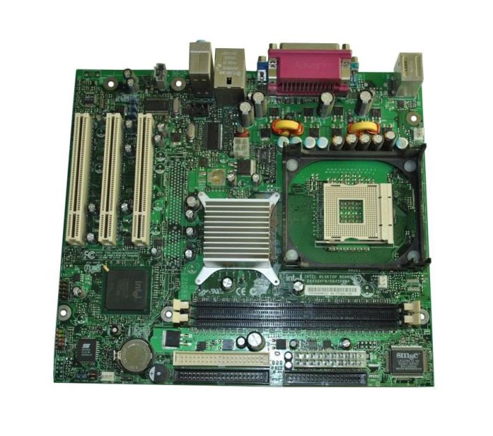 D845PEMY Intel Motherboard i845PE Chipset Socket PGA478 micro ATX (Refurbished)