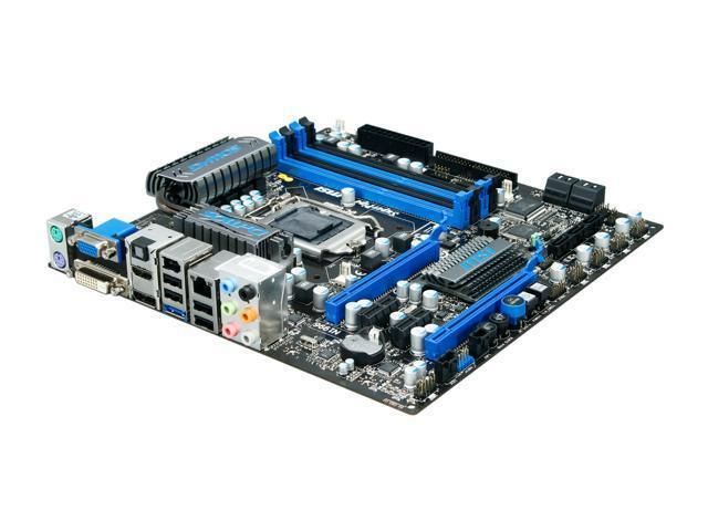 H57MED65 MSI H57M-ED65 Socket LGA 1156 Intel H57 Express Chipset Core i7 / i5 / i3 Processors Support DDR3 4x DIMM 6x SATA 3.0Gb/s Micro-ATX Motherboard (Refurbished)