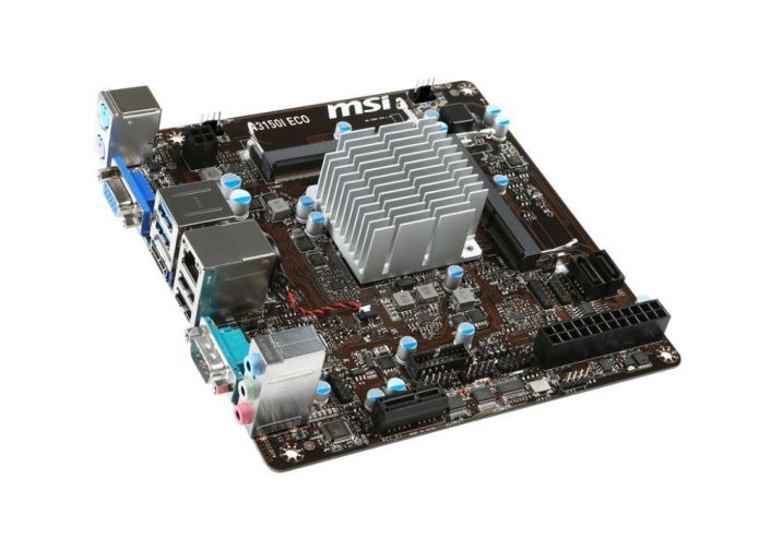 MB-N3150EC MSI N3050i Eco Intel Celeron N3050 Processors Support DDR3 2x DIMM 2x SATA3 6.0Gb/s Mini-ITX Motherboard (Refurbished)