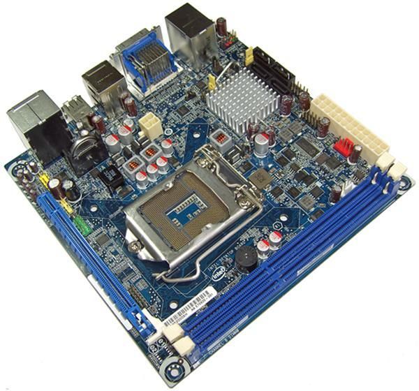 BLKDH57JG Intel DH57JG Socket LGA 775 Intel H57 Express Chipset Core i7/ i5 / i3 Processors Support DDR3 2x DIMM 4x SATA 3.0Gb/s Mini-ITX Motherboard (Refurbished)