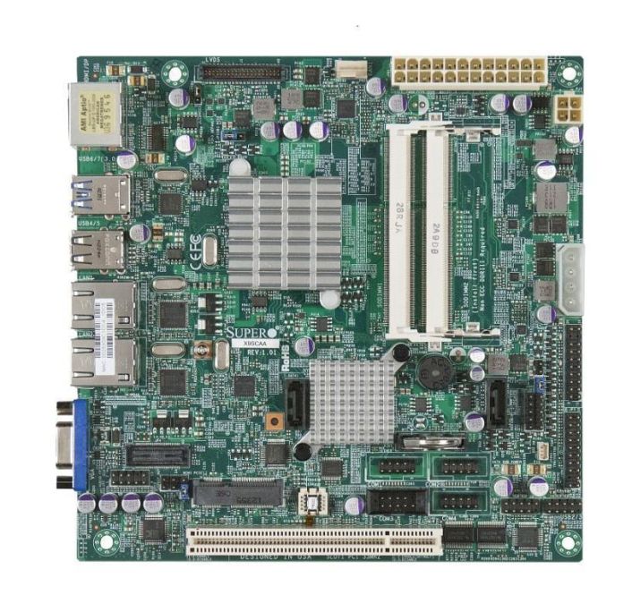 X9SCAAO SuperMicro X9SCAA Socket FCBGA559 Intel NM10 Express Chipset Intel Atom N2800 Processors Support DDR3 SO-DIMM 2x SATA3 3.0Gb/s Mini-ITX Motherboard (Refurbished)