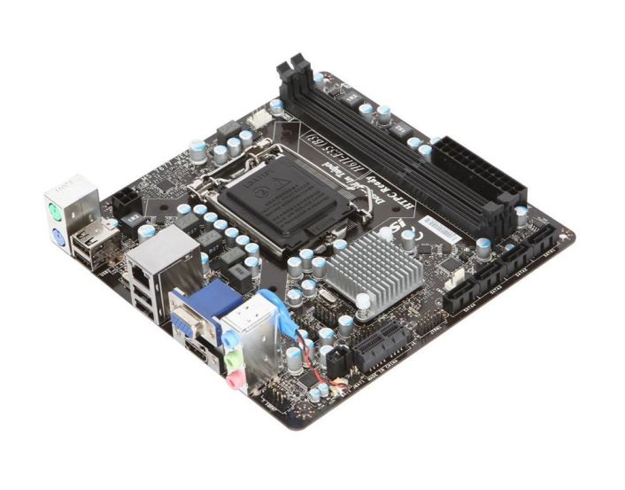 H61I-E35-B3 MSI H61I-E35 (B3) Socket LGA 1155 Intel H61 Chipset Core i7 / i5 / i3 Processors Support DDR3 2x DIMM 4x SATA2 3.0Gb/s Mini-ITX Motherboard (Refurbished)