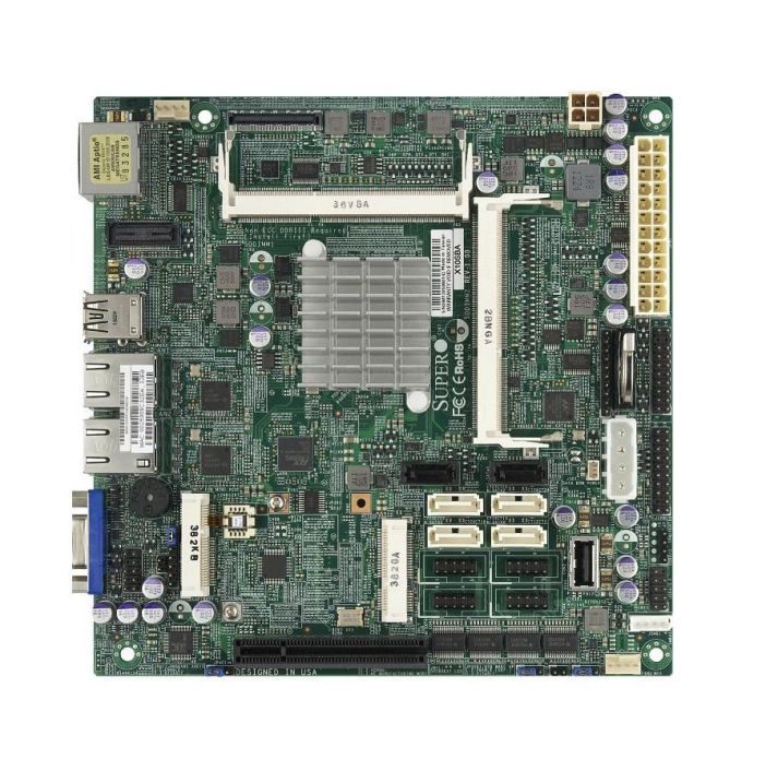 MBDX10SBAO SuperMicro X10SBA Socket FCBGA1170 System On Chipset Intel Celeron J1900 Processors Support DDR3L SO-DIMM 2x SATA2 Mini-ITX Motherboard (Refurbished)