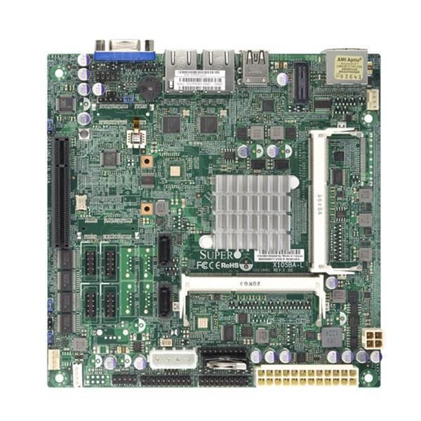 MBX10SBL SuperMicro X10SBA-L Socket FCBGA1170 System On Chipset Intel Celeron Processors Support DDR3 SO-DIMM 2x SATA2 Mini-ITX Server Motherboard
