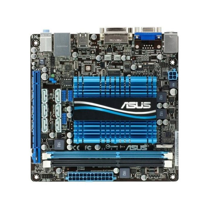 90-MIBFQ1-G0UBY0DZ ASUS E35M1-I Socket On Board AMD 450 Chipset AMD E-350 Processors Support DDR3 2x DIMM 6x SATA 6.0Gb/s Mini-ITX Motherboard (Refurbished)