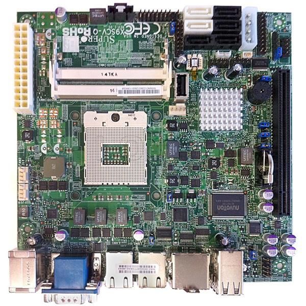 MBD-X9SCV-Q-B SuperMicro X9SCV-Q Socket G2 Intel QM67 2nd Generation Core i7 / i5 / i3 / Celeron B800 series Processors Support DDR3 2x SO-DIMM 4x SATA2 3.0Gb/s Mini-ITX Motherboard (Refurbished)