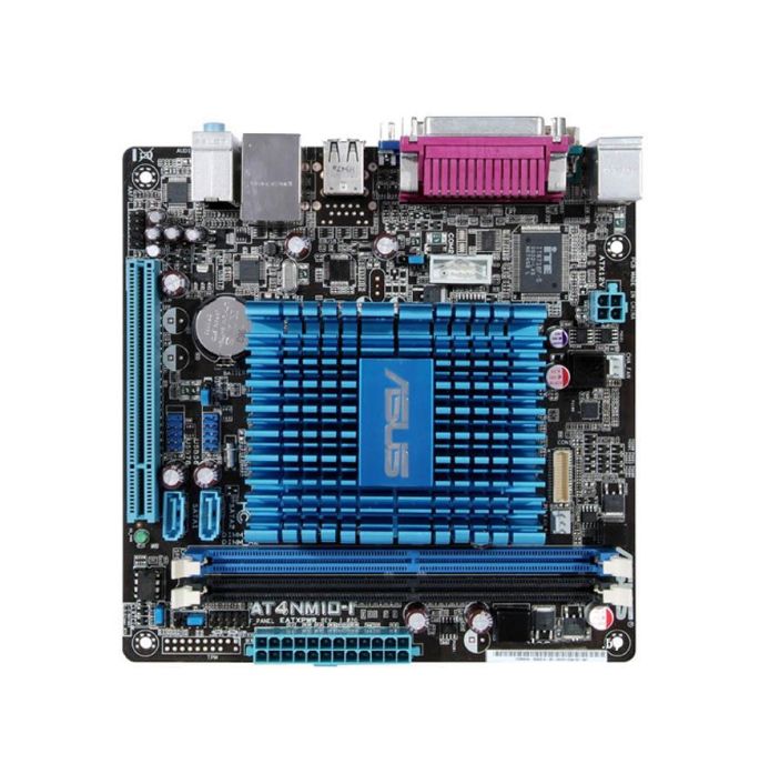 AT4NM10I ASUS Socket On Board Intel NM10 Chipset Intel Atom D410 Processors Support Mini-ITX Motherboard (Refurbished)