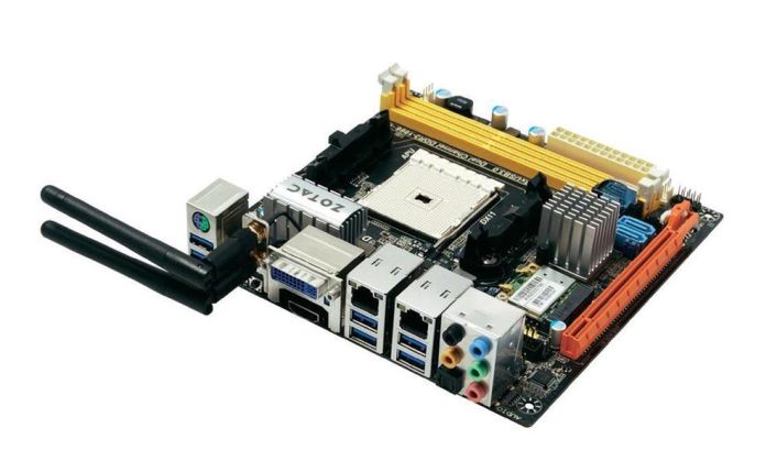 ZT-A75ITX-B-E Zotac A75-itx Motherboard Amd Fm2 A75 Mini-itx Wifi 2x Gigab (Refurbished)