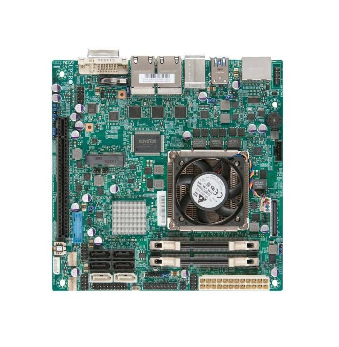 X9SPV-M4 SuperMicro Socket FCBGA 1023 Intel QM77 Chipset 3rd Generation Core i7-3555LE Processors Support DDR3 2x SO-DIMM 4x SATA2 3.0Gb/s Mini-ITX Motherboard (Refurbished)