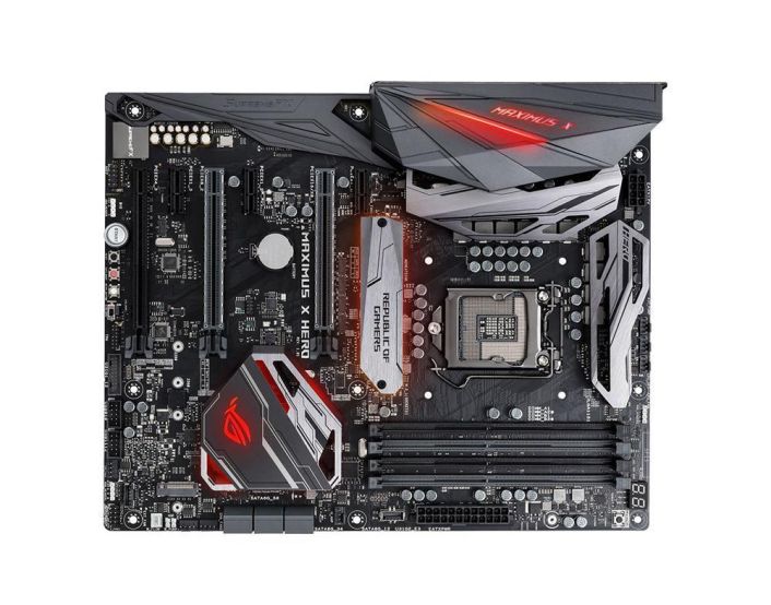 ROG MAXIMUS X HERO Asus Socket LGA 1151 Intel Z370 Chipset 8th Generation Core Processors Support DDR4 4x DIMM 6x SATA 6.0Gb/s ATX Motherboard (Refurbished)