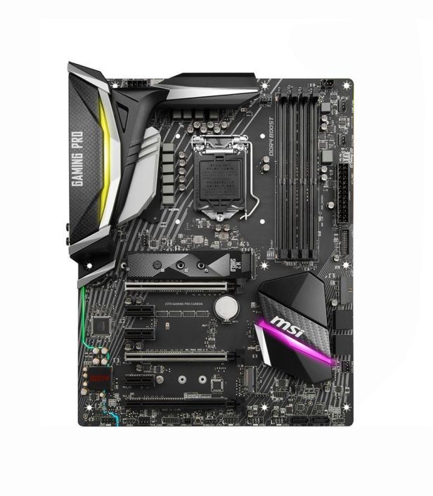 Z370 GAMING PRO CARBON MSI Socket LGA 1151 Intel Z370 Chipset 8th Generation Core i7 / i5 / i3 / Pentium / Celeron Processors Support DDR4 4x DIMM 6x SATA 6.0Gb/s ATX Motherboard (Refurbished)