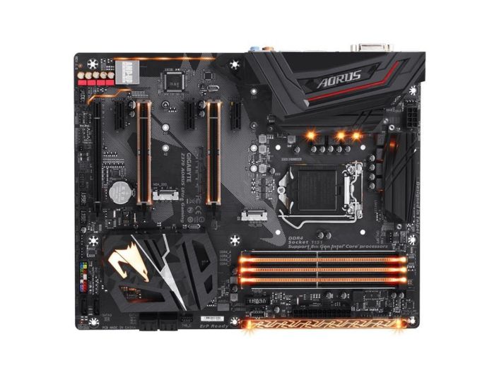 Z370 AORUS ULTRA GAMING 2.0 Gigabyte Socket LGA1151 Intel Z370 Express Chipset 8th Generation Core i7 / i5 / i3 Processors Support DDR4 4x DIMM 6x SATA 6.0Gb/s ATX Motherboard (Refurbished)