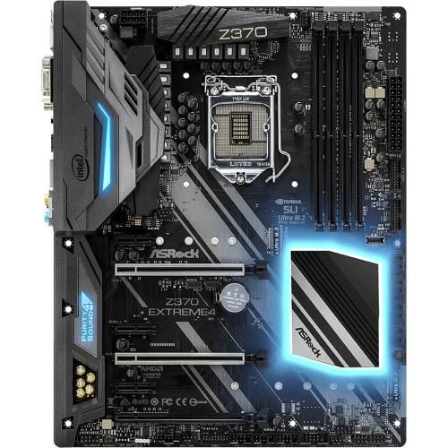 Z370 Extreme4 ASRock Socket LGA 1151 Intel Z370 Chipset 8th Generation Core Processors Support DDR4 8x DIMM 6x SATA3 6.0Gb/s ATX Motherboard (Refurbished)