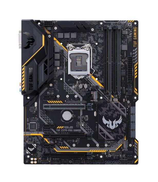 TUF Z370-PRO GAMING Asus Socket LGA 1151 Intel Z370 Chipset 8th Generation Core Processors Support DDR4 4x DIMM 6x SATA 6.0Gb/s ATX Motherboard (Refurbished)