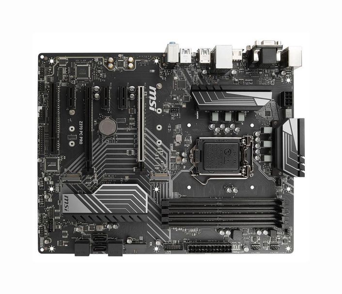 Z370 PC PRO MSI Socket LGA 1151 Intel Z370 Chipset 8th Generation Core i7 / Pentium / Celeron Processors Support DDR4 4x DIMM 6x SATA 6.0Gb/s ATX Motherboard (Refurbished)