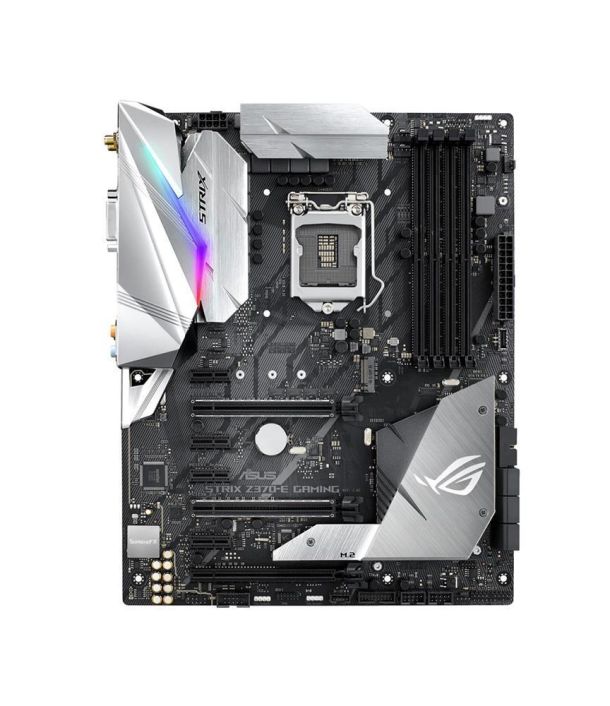ROG STRIX Z370-E GAMING Asus Socket LGA 1151 Intel Z370 Chipset 8th Generation Core Processors Support DDR4 4x DIMM 6x SATA 6.0Gb/s ATX Motherboard (Refurbished)