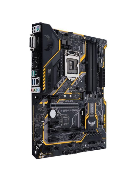 TUF Z370-PLUS GAMING Asus Socket LGA 1151 Intel Z370 Chipset 8th Generation Core Processors Support DDR4 4x DIMM 6x SATA 6.0Gb/s ATX Motherboard (Refurbished)