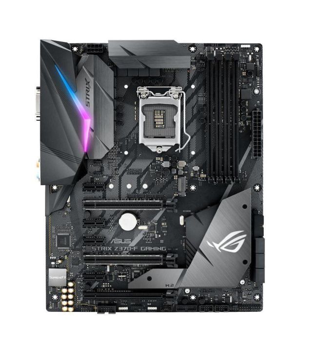 90MB0V50-M0EAY0 ASUS ROG STRIX Z370-F GAMING Socket LGA 1151 Intel Z370 Chipset 8th Generation Core Processors Support DDR 4x DIMM 6x SATA 6.0Gb/s ATX Motherboard (Refurbished)