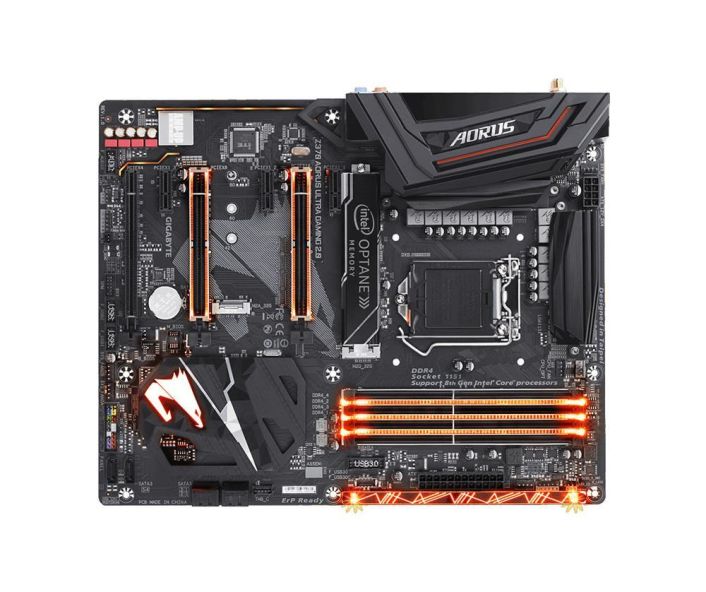 Z370 AORUS ULTRA GAMING 2.0-OP Gigabyte Socket LGA 1151 Intel Z370 Express Chipset 8th Generation Core i7 / i5 / i3 Processors Support DDR4 4x DIMM 6x SATA 6.0Gb/s ATX Motherboard (Refurbished)