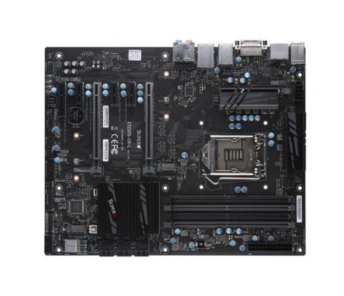 C7Z370-CG-L SuperMicro Socket LGA 1151 Intel Z370 Express Chipset 8th Generation Core i7 / i5 / i3 Processors Support DDR4 4x DIMM 6x SATA3 6.0Gb/s ATX Motherboard (Refurbished)