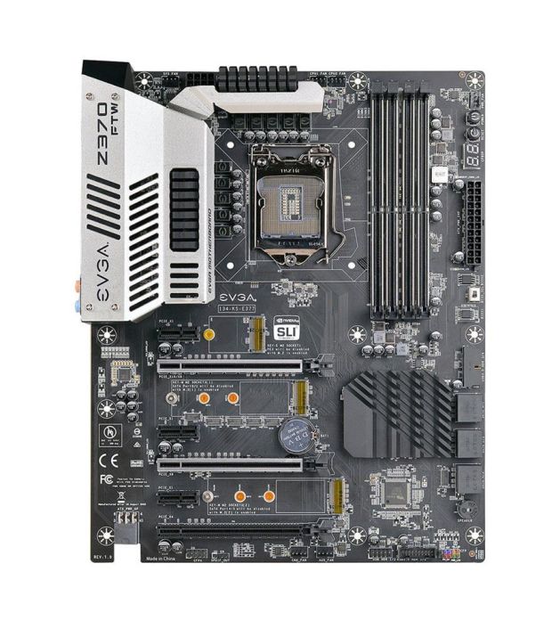 134-KS-E377-KR EVGA Socket LGA 1151 Intel Z370 Chipset Core i7 / i5 / i3 Processors Support DDR4 4x DIMM 6x SATA3 6.0Gb/s ATX Motherboard (Refurbished)