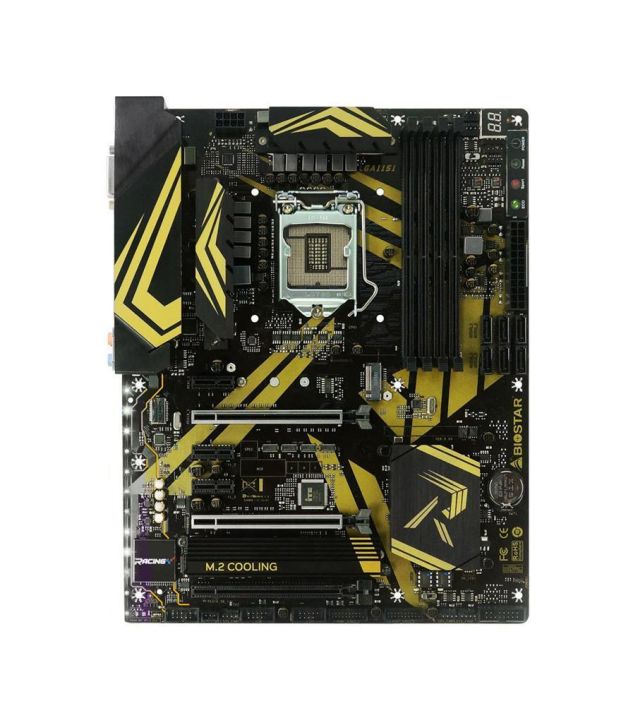 Z370GT6 Biostar Socket LGA 1151 Intel Z370 Chipset 8th Generation Core i7 / i5 / i3 / Pentium / Celeron Processors Support DDR4 4x DIMM 6x SATA3 6.0Gb/s ATX Motherboard (Refurbished)