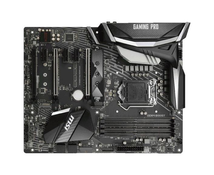 Z370GAMINGPROCARBONAC MSI Socket LGA 1151 Intel Z370 Chipset 8th Generation Core i7 / i5 / i3 / Pentium / Celeron Processors Support DDR4 4x DIMM 6x SATA 6.0Gb/s ATX Motherboard (Refurbished) Z370 GAMING PRO CARBON AC