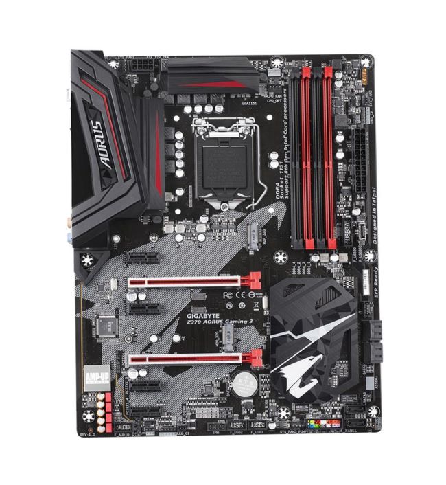 Z370AORUSGaming3(rev.1.0) Gigabyte Socket LGA 1151 Intel Z370 Express Chipset 8th Generation Core i7 / i5 / i3 Processors Support DDR4 4x DIMM 6x SATA 6.0Gb/s ATX Motherboard (Refurbished) Z370 AORUS Gaming 3 (rev. 1.0)